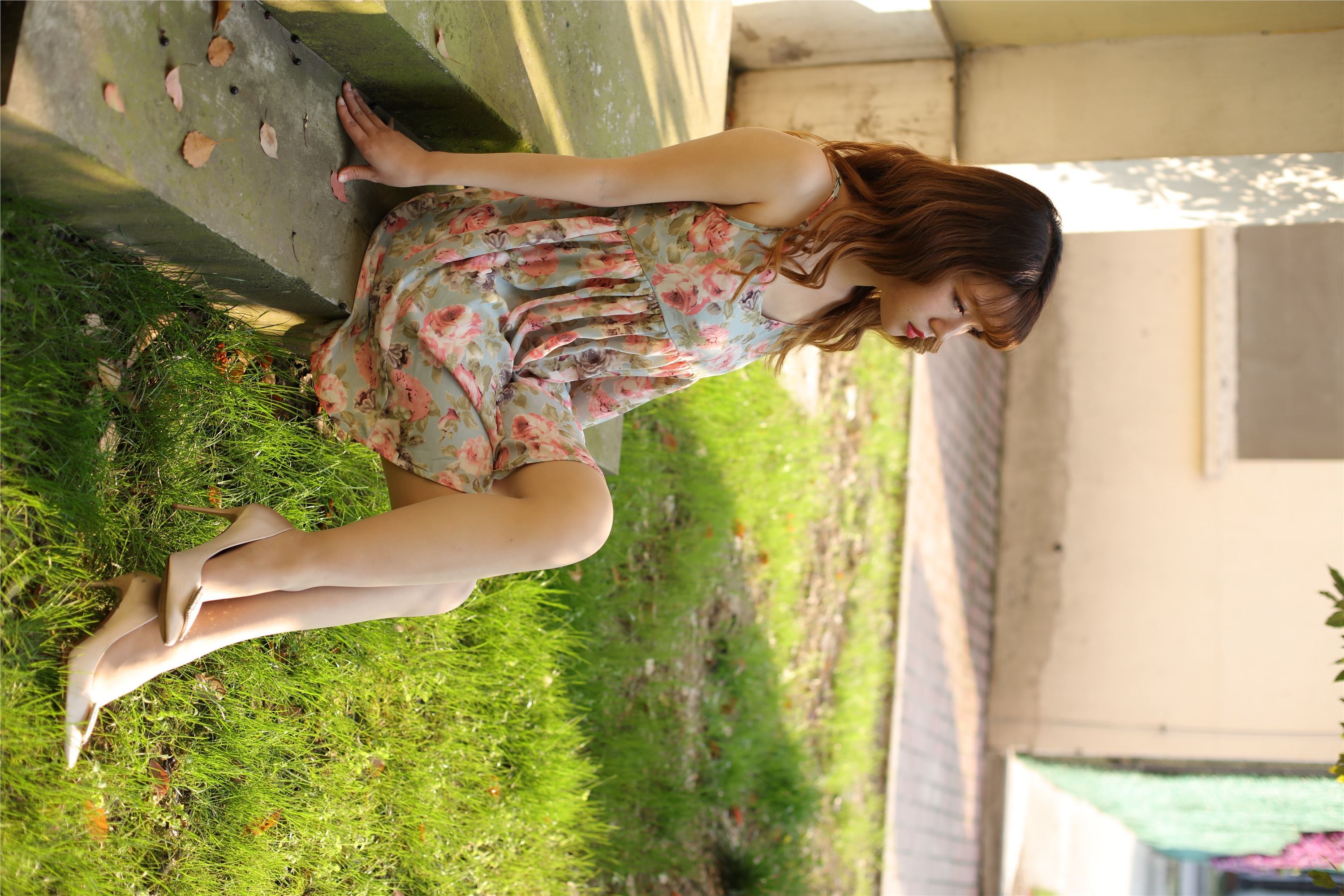 Nice Photo NO.076 Gaogao - Flower blossomer slip dress